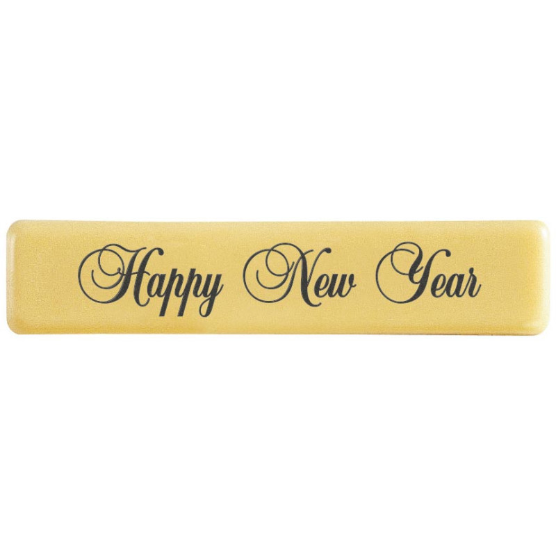PCB Creation Happy New Year White Chocolate Decoration