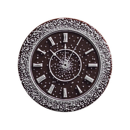 PCB Creation 70 Dark Chocolate Embosse Clock Rounds