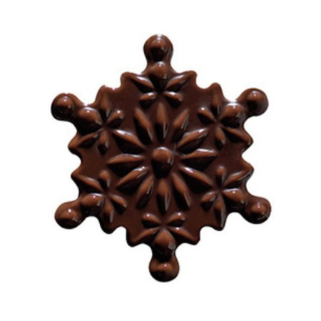 PCB Creation Dark Chocolate Little Snow Flakes