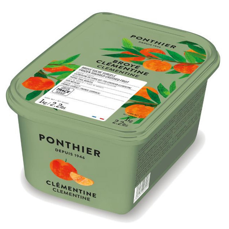 Ponthier Frozen 12% Sugar Crushed Clementine Corsica PGI