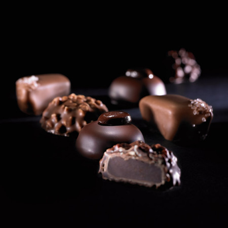 Valrhona Cafe Dark Chocolate Bonbon