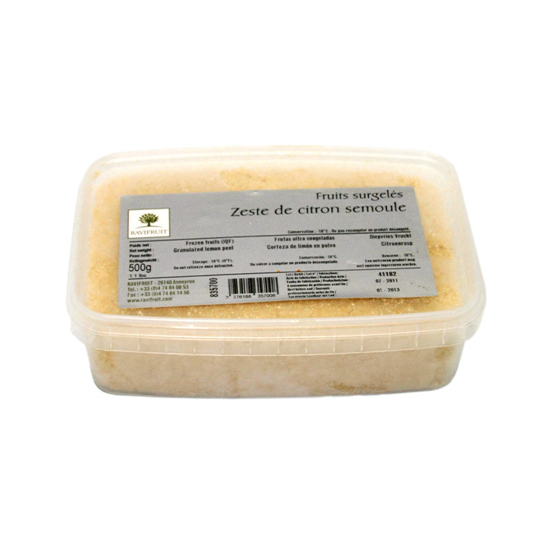 Frozen Granulated Lemon Zest