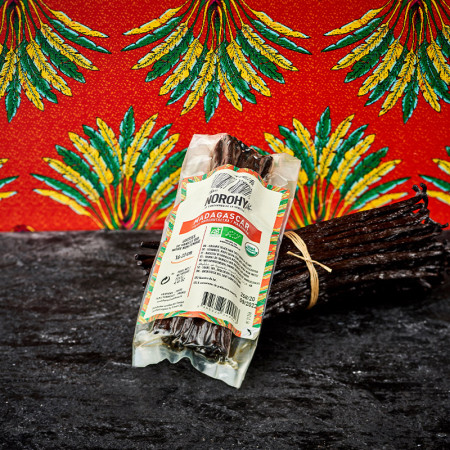 NOROHY Organic Madagascar Vanilla Beans 16-23cm