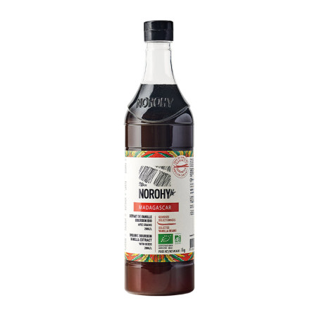 NOROHY Organic Madagascan Bourbon Vanilla Extract