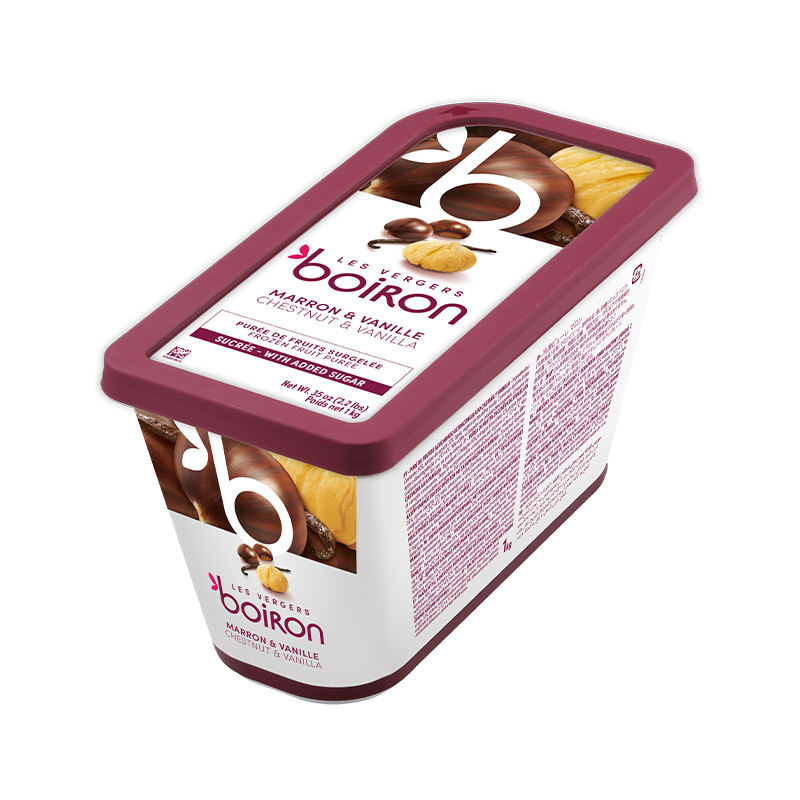 Boiron Frozen Chestnut Vanilla Puree 32% Sweetened