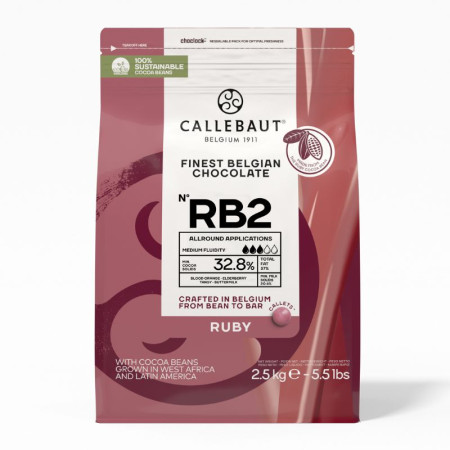 Callebaut Ruby Chocolate 47% RB2