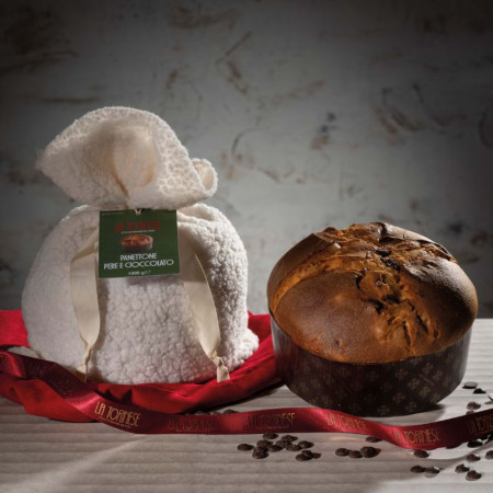 Pear and Chocolate Panettone