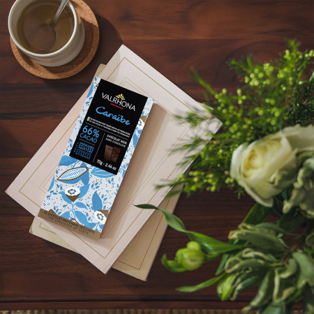 Valrhona Dark Chocolate Bars Caraibe 66%