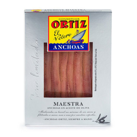 Ortiz Maestra Cured Anchovy Fillets