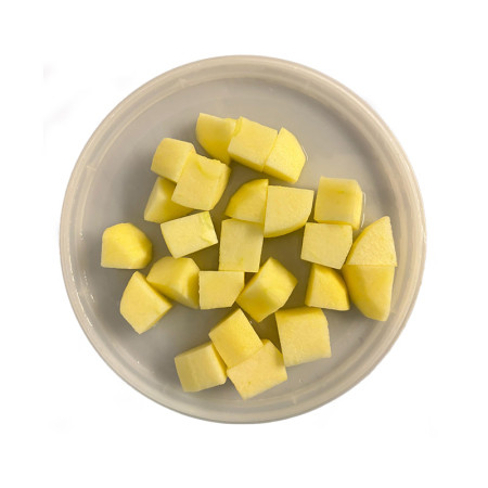 Peeled and Diced Fuji Apple 20mm