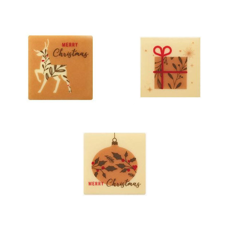 PCB Creation White Chocolate Christmas Squares