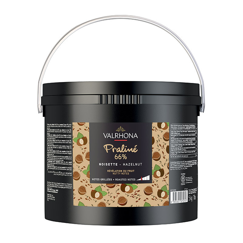 Valrhona Hazelnut Fruity Praline 66%