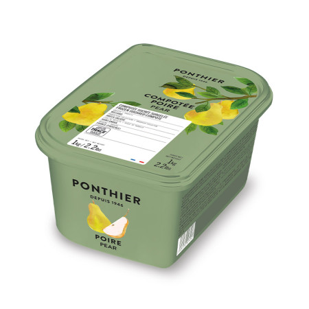 Ponthier Pear Compote 2% Sweetened