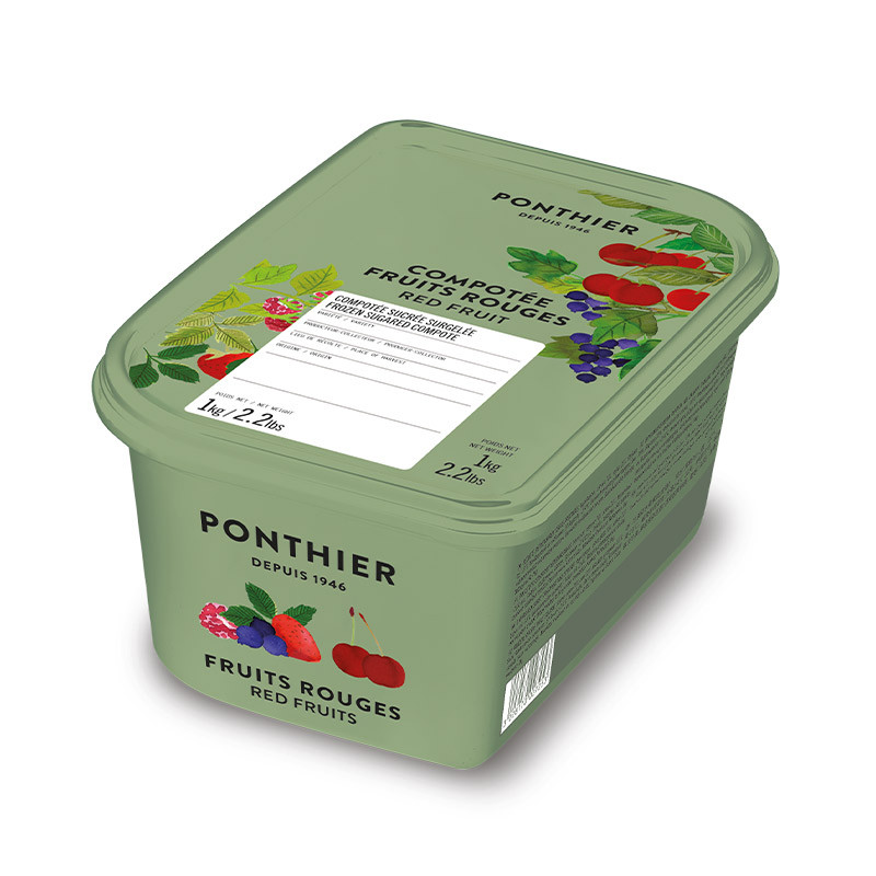 Ponthier Red Fruits Compote 9% Sweetened
