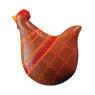 PCB Creation Red & Gold Milk Chocolate Hens