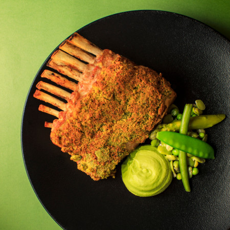 Axuria Milk Lamb Rack Trimmed and Cap Off