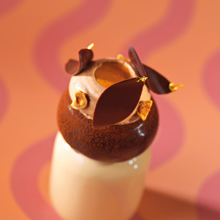 PCB Creation Small Curved Dark Chocolate Petals