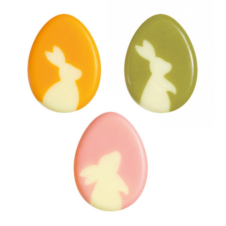 PCB Creation White Chocolate Easter Silhouettes Eggs