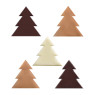 PCB Creation Extra Thin Chocolate Christmas Tree Assortment