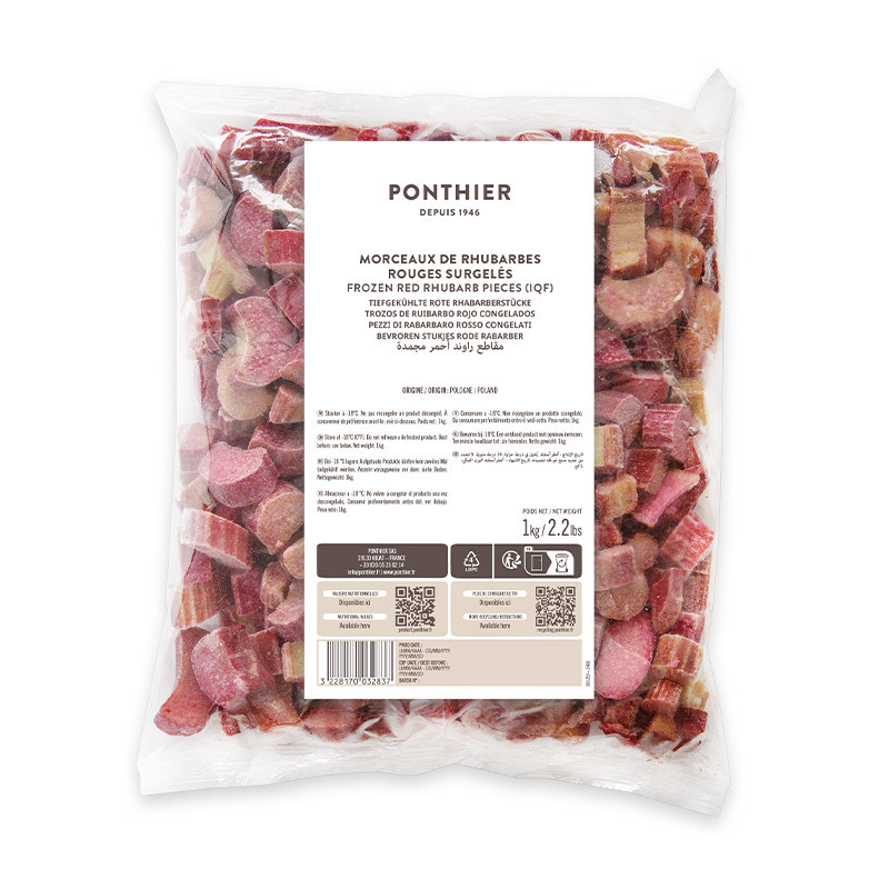 Ponthier IQF Red Rhubarb