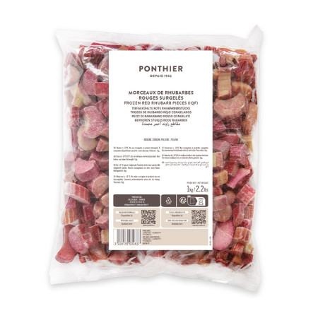 Ponthier IQF Red Rhubarb