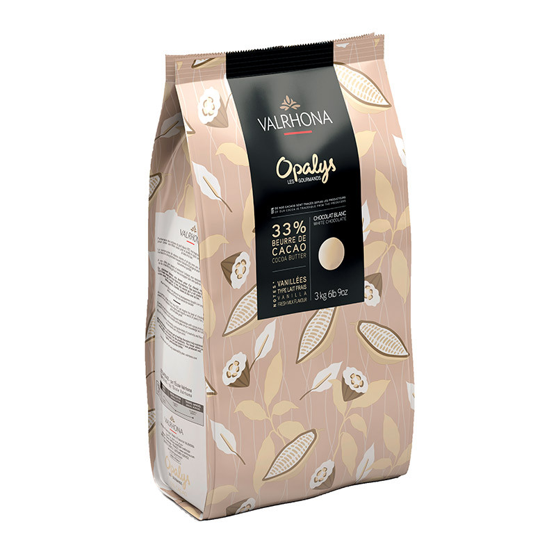 Valrhona White Chocolate Couverture Opalys 33%
