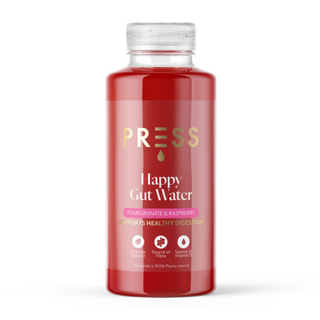 PRESS Pomegranate & Raspberry Happy Gut Water