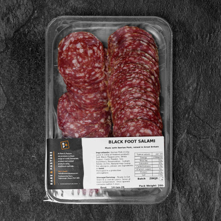Black Foot Sliced Iberian Salami