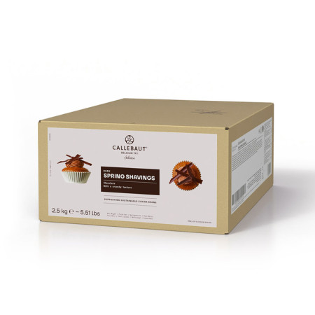 Callebaut Dark Chocolate Spring Shavings