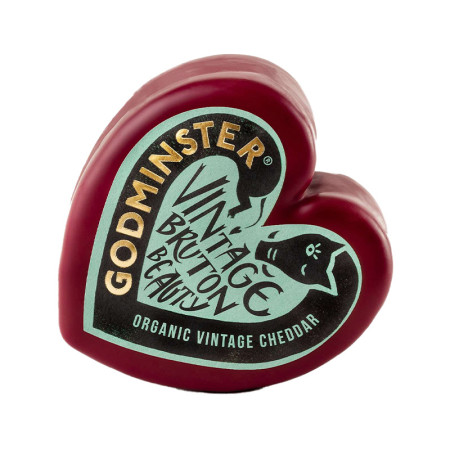 Godminster Organic Vintage Cheddar Heart