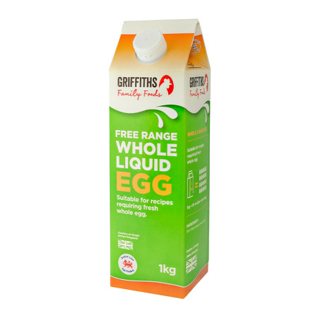 Griffiths Free Range Pasteurised Whole Liquid Egg